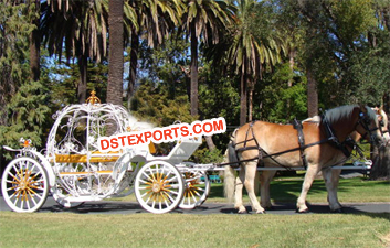 Cinderella Heart Horse Drawn Carriage