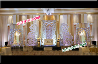 Modern Wedding Stage Backdrop Decoration