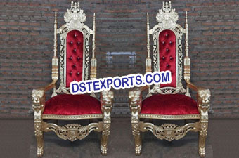 Bride and Groom Royal Wedding Chairs