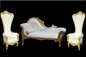 Italian Wedding Royal Throne Sofa Set