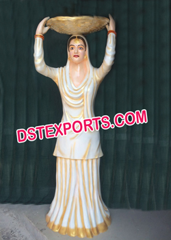 Punjabi Mutiyar Fiber Statue