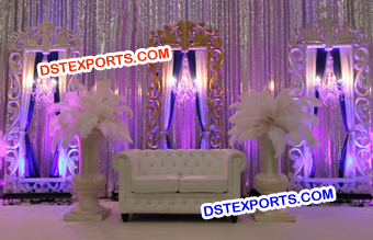 Bollywood  Wedding Stage Backdrop