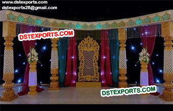 South Indian Wedding Stage Set