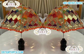 Mehndi Theme, Umbrella Table Centerpieces