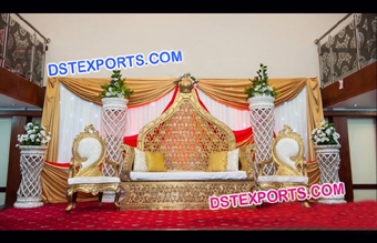 Royal Muslim Wedding Stage Furniture Set