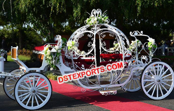 Horse Drawn Wedding Cinderella Carriage