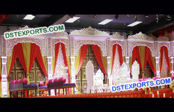 Grand Bollywood Wedding Stage Set