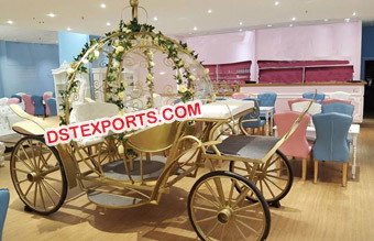 Wedding Cinderella Buggy For Stage Decorations