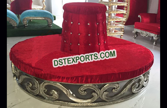 Asian Wedding Round Chaise Sofa