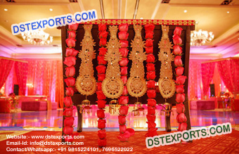 Indian Wedding Heavy Embrodried Jewellery Backdrop