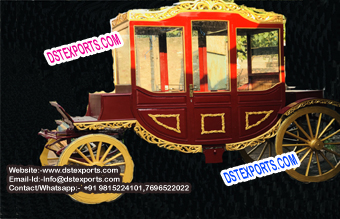 Royal Wedding AC Box Type Horse Buggy Carriage