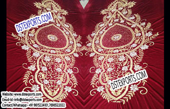 Muslim Wedding Hand Embrodried Curtains Backdrops