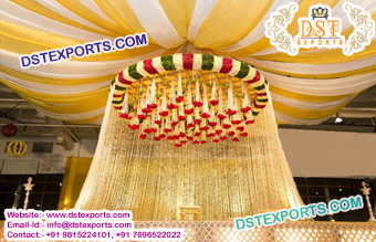 Stylish Bollywood Wedding Flower Decorations