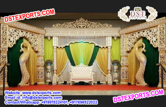 Marathi wedding stage decorations