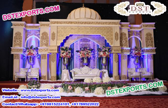 Mughal Theme Wedding Stage Decoration