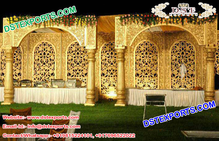 Royal Palace Wedding Food Stall Counters