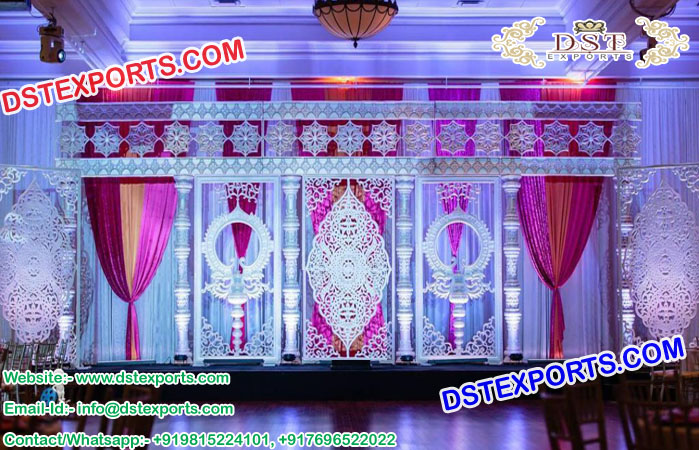 Majestic Wedding Stage Decoration USA