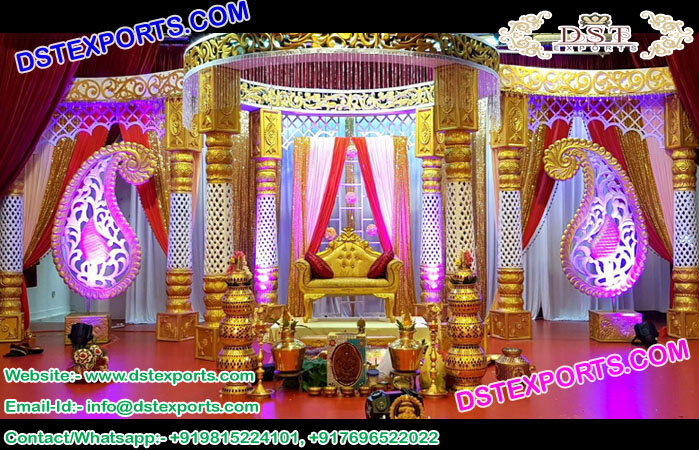 Decorative Indian Wedding Mandap Set  UK