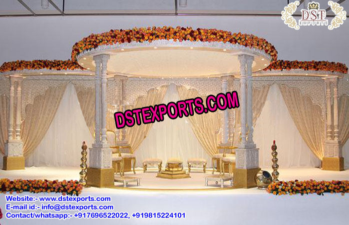 Amazing Double Pole Pillar Mandap Set