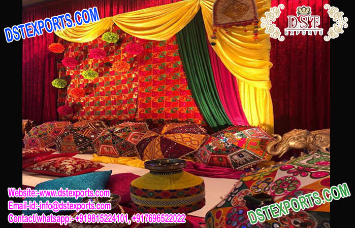 Traditional Punjabi Sangeet Night Decoration
