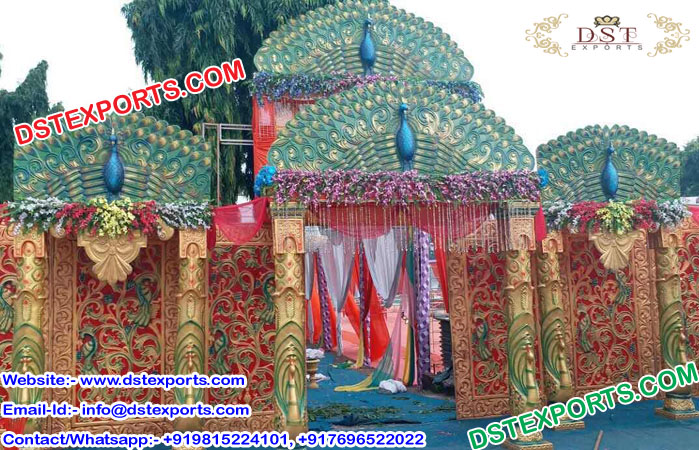 Royal Peacock Theme Entrance Gate