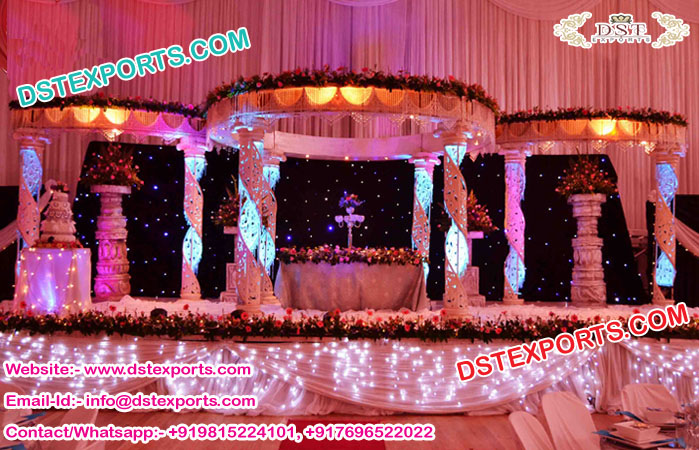 Best Designed Wedding Crystal Mandap Paris