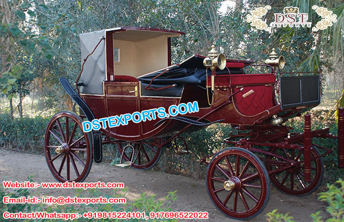 European Phaeton Horse Drawn Carriage