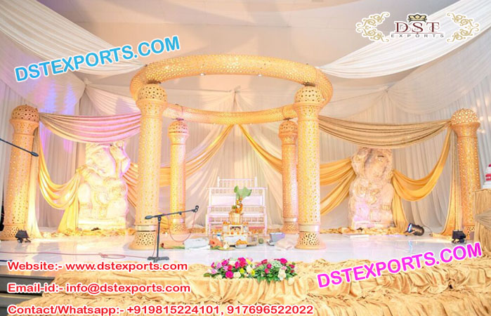 Precious Wedding Fiber Mandap Set