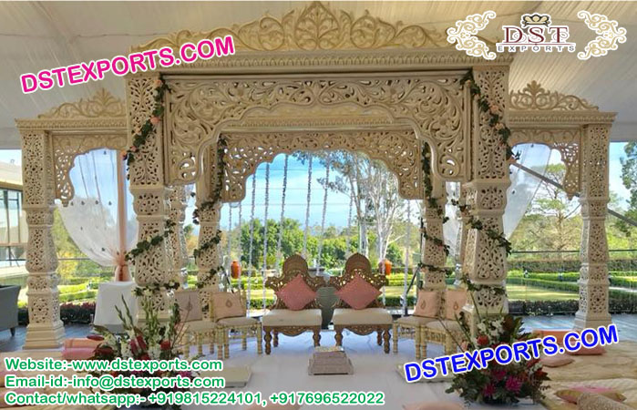 Glamorous Bollywood Wedding Mandap Set