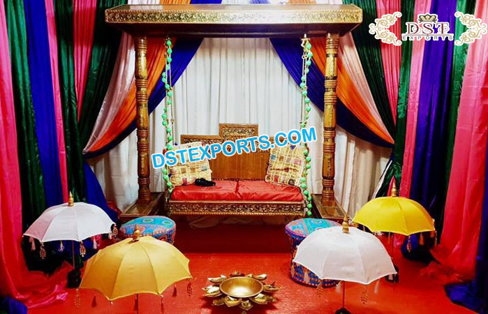 Arabic Wedding Mehandi Ceremony Setup