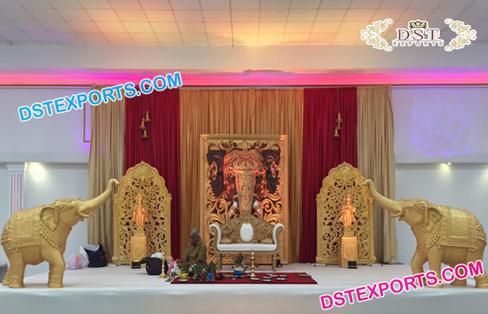 South Indian Style Wedding Stage Decor