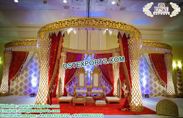 Phenomenal Plazo Mandap for Wedding