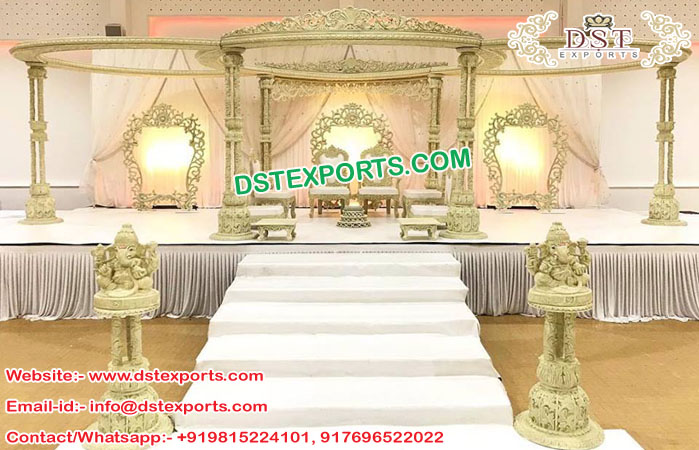 Classy Marriage Mandap Set Decorations