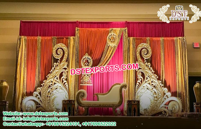 New Paisley Decor For Wedding Stage