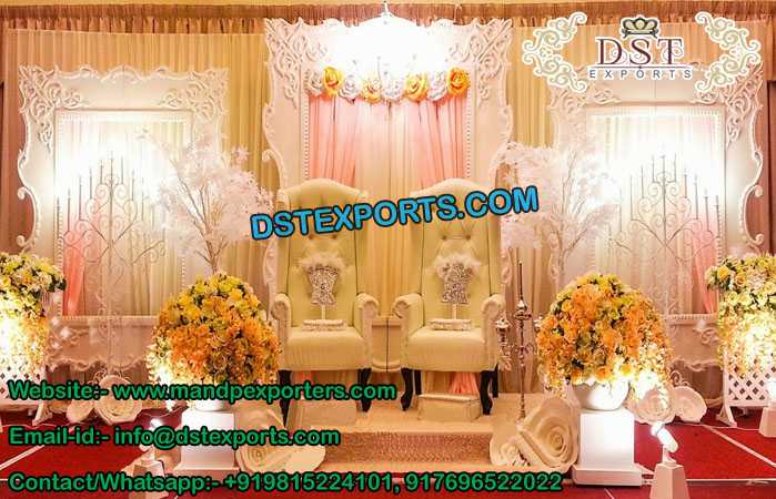 English Reception Ceremony Panels Decor