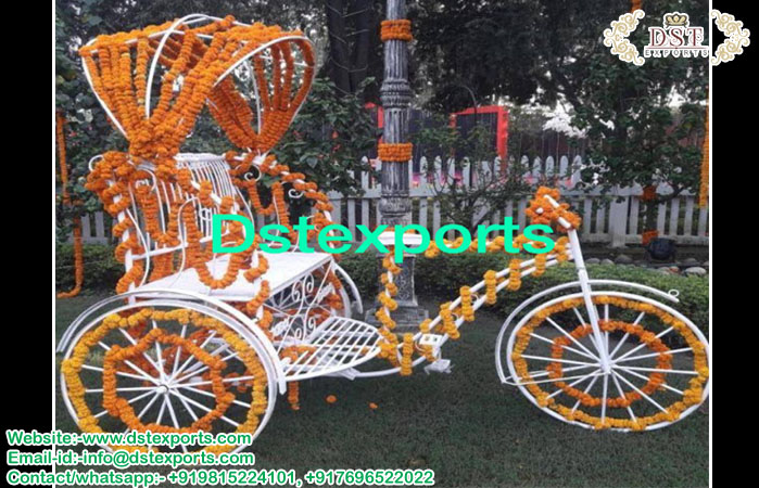 Traditional Rickshaw for Wedding Photography