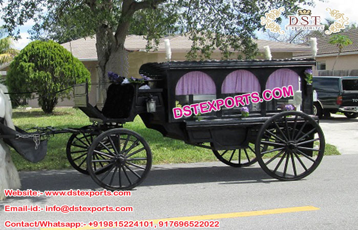 Classic Funeral Horse Carriage Manufacturer