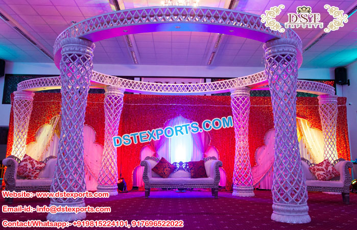 Appealing Wedding Crystal Palazzo Mandaps