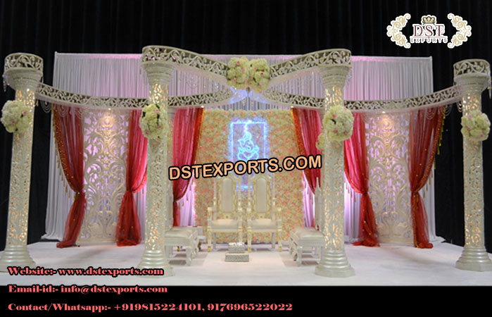 Blossomy Butterfly Wedding Mandap