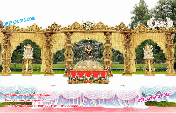 Gujarati Wedding Fiber Mandapam