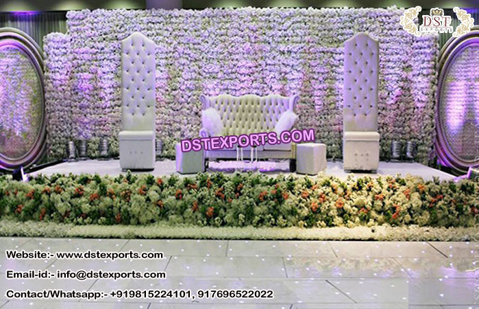 Wedding Leather High Back Sofa