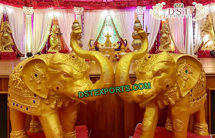 Indian Wedding Elephant Statue Decoration