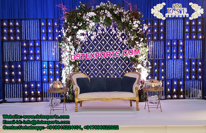 Latest Style Candle Wall for Wedding Stage