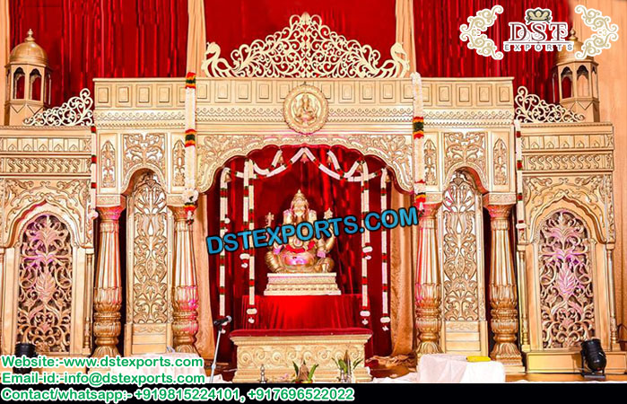 Traditional South Indian Wedding Stage Setup
