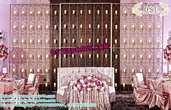 New Designed Wedding Candle Wall Decoration