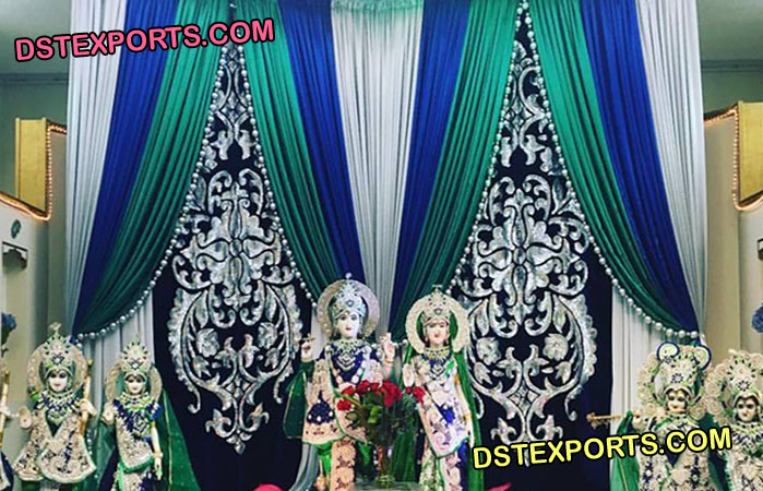 Wedding Stage Heavy Embrodried Backdrop