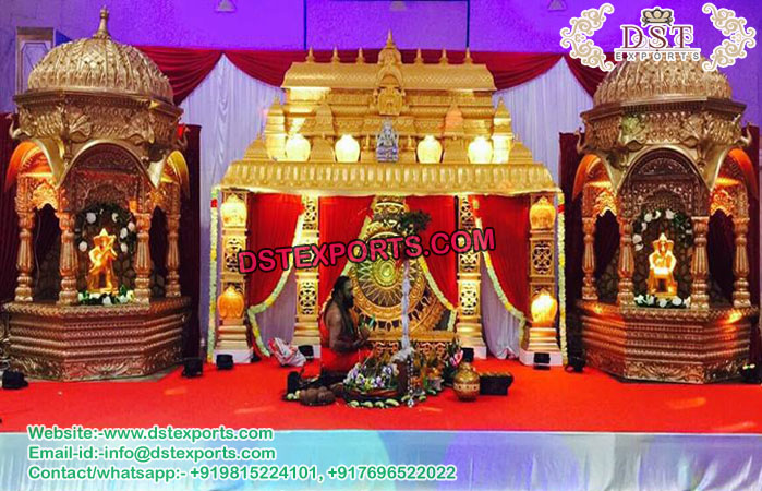 Royal Srilankan Wedding Ceremony Mandap