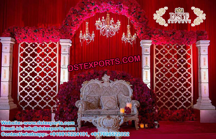South Indian Marriage Stage Setup