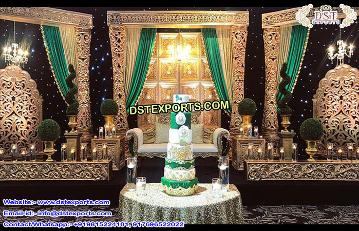 Muslim Walima Splendid Stage Decoration
