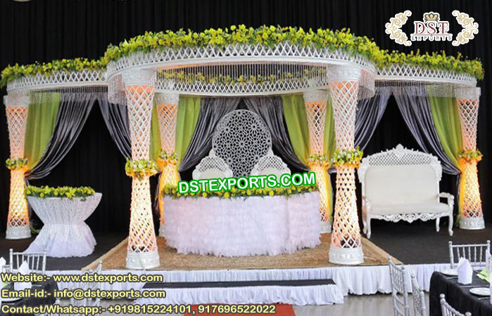 Diamond Palazzo Wedding  Mandap